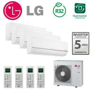 3X1 LG PC09SQ + PC09SQ + PC12SQ + MU3R19 Multi Split 4x1 LG PC09SQ + PC09SQ + PC09SQ + PC12SQ + MU4R25. Confort Connect WiFi